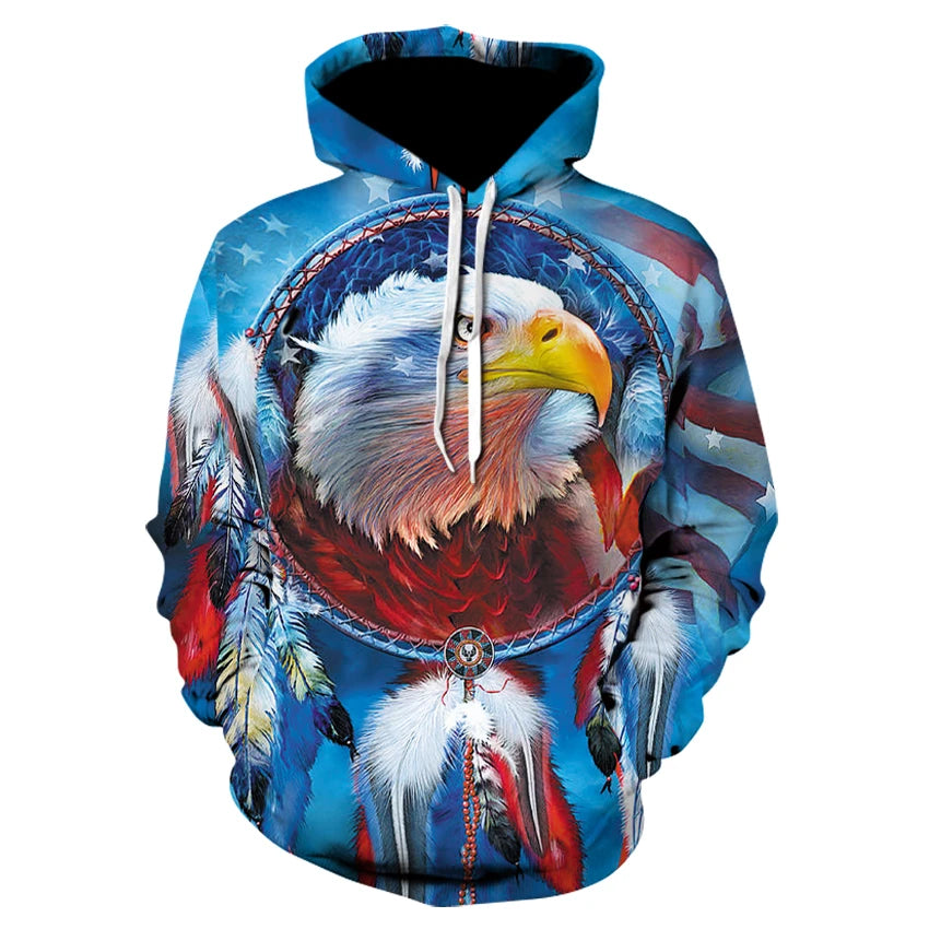 3D USA Patriotic Hoodie Collection