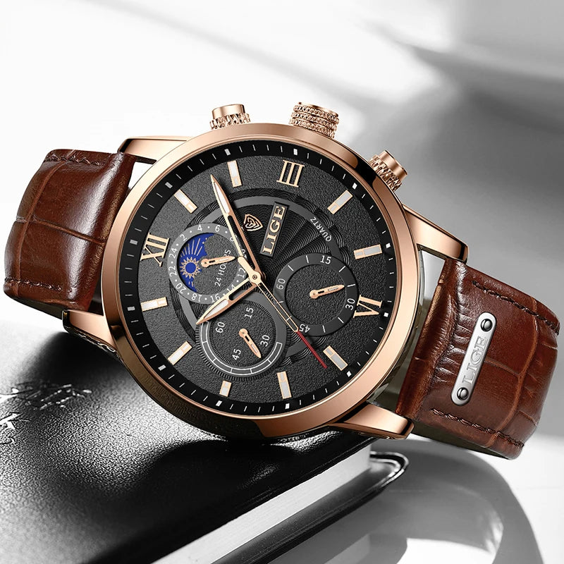 Men's Lige Luxurious Wristwatch Collection