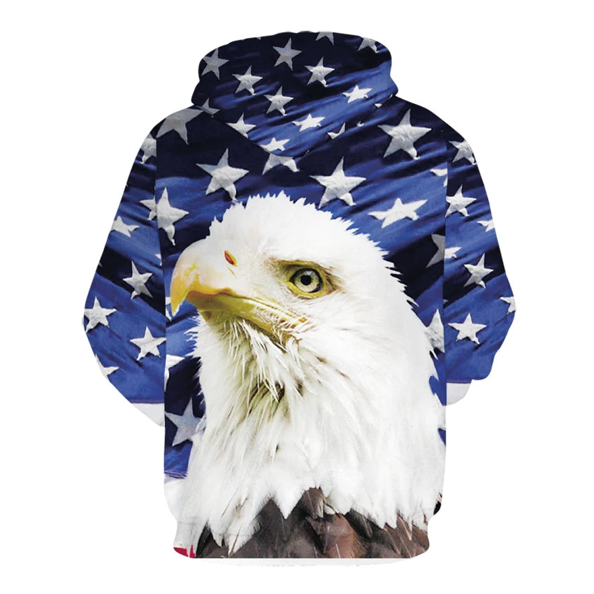 3D USA Patriotic Hoodie Collection