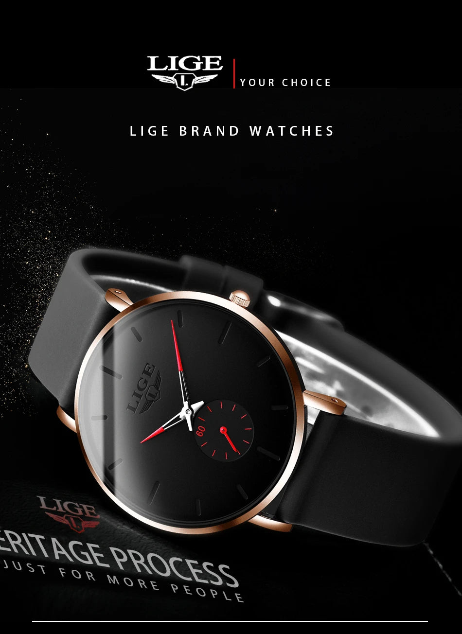 Men's Lige Luxurious Wristwatch Collection