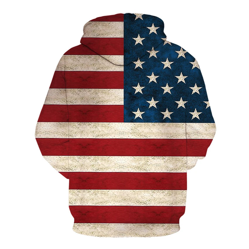 3D USA Patriotic Hoodie Collection