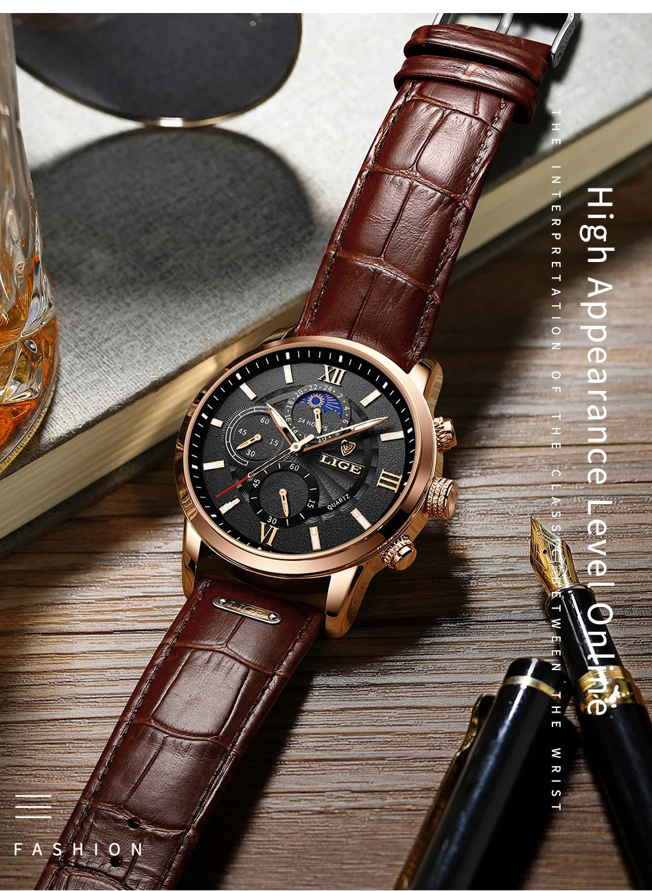 Men's Lige Luxurious Wristwatch Collection