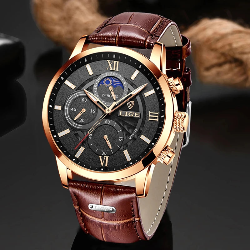 Men's Lige Luxurious Wristwatch Collection