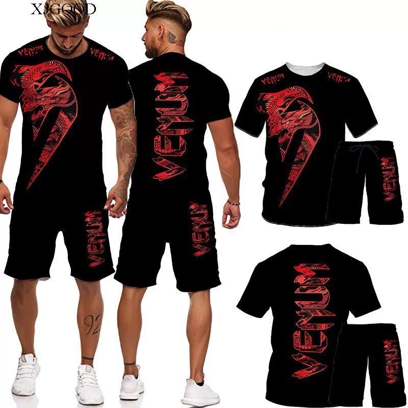 Men's Twp Piece VENUM Fitness Outfit Collection