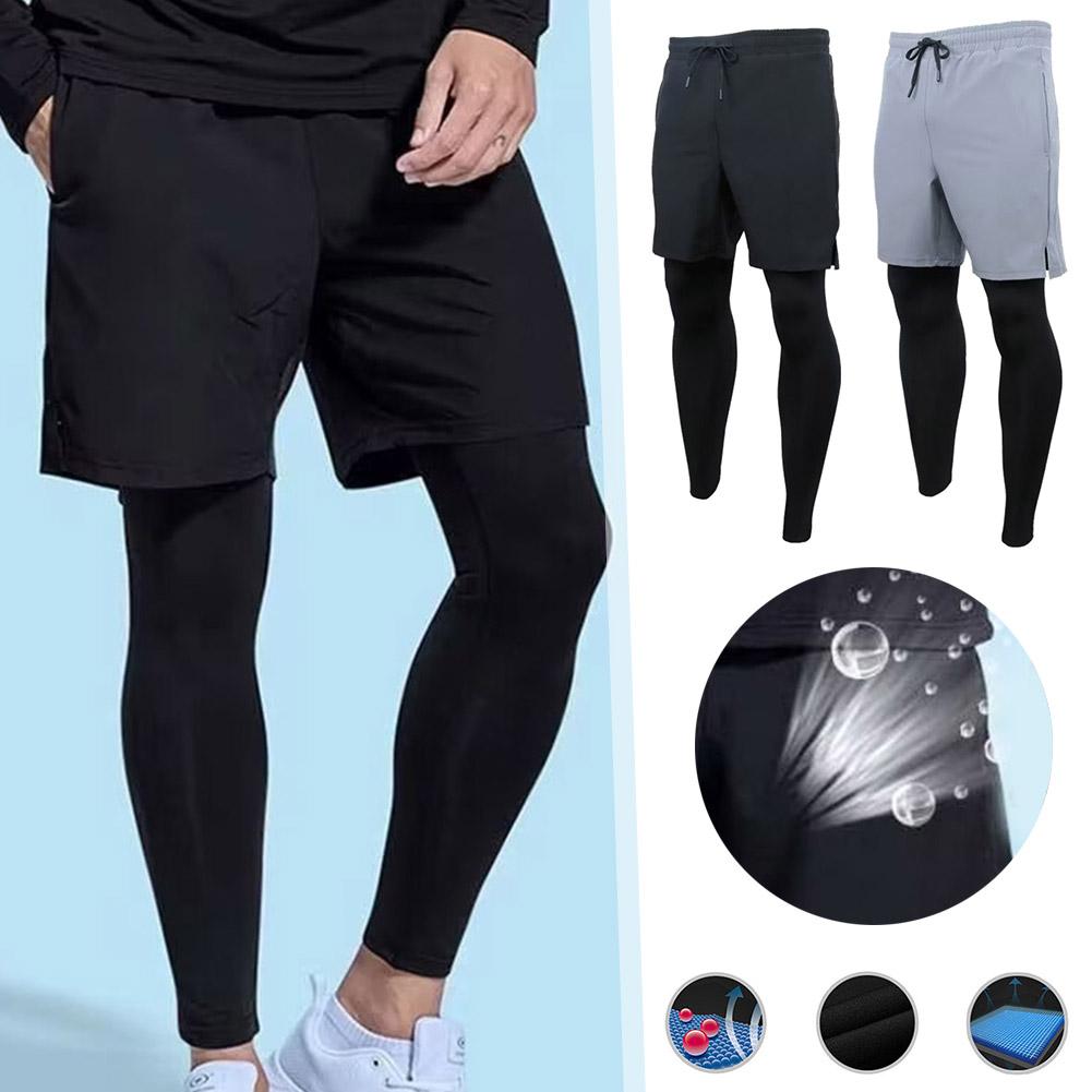 Men's 2-in-1 Fitness Compression Pants Collection