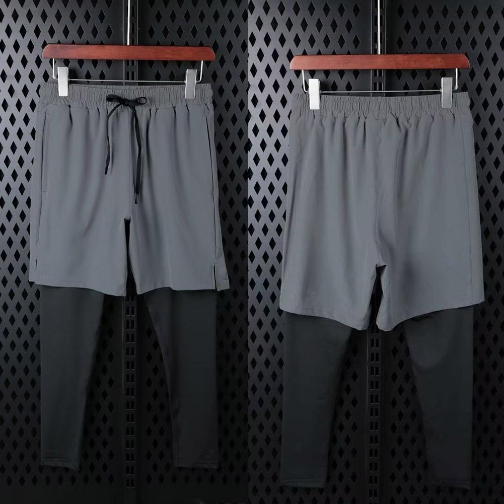 Men's 2-in-1 Fitness Compression Pants Collection