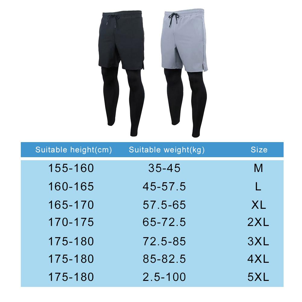 Men's 2-in-1 Fitness Compression Pants Collection