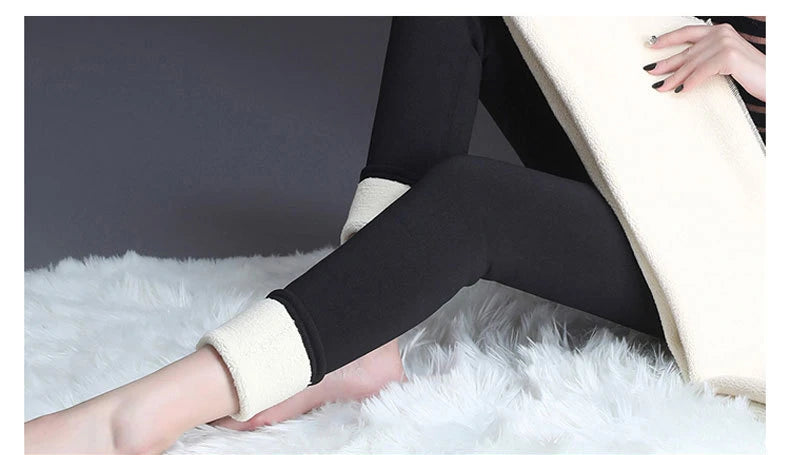 Women's Lamb Fleece Thermal Winter Leggings Collection