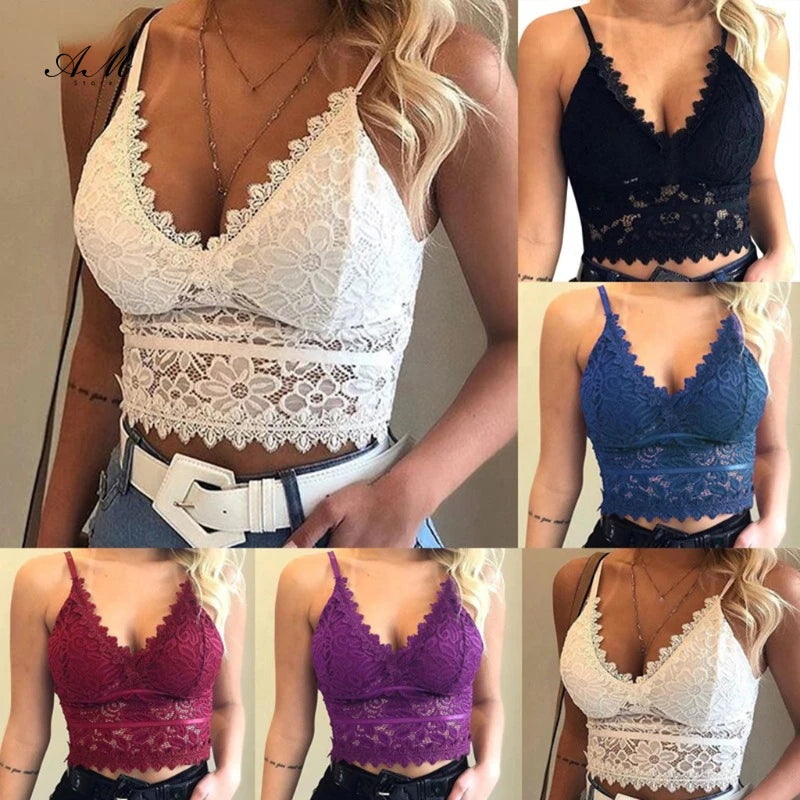 Exotic V-Neck Lace Top Collection