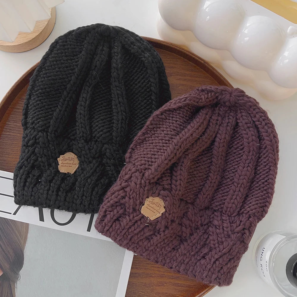 Elegant Winter Knit Hat Collection