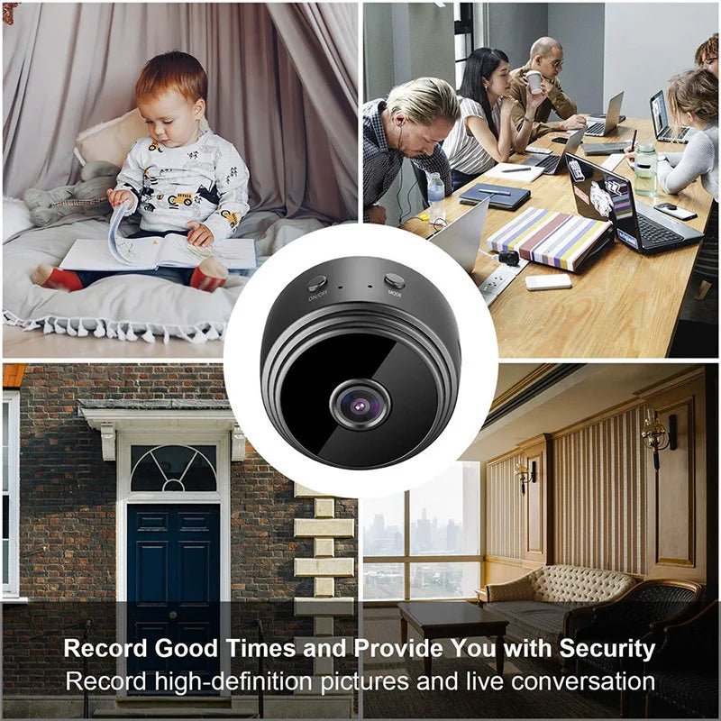 Portable Mini 1080P HD WiFi Wireless Security & Surveillance Camera