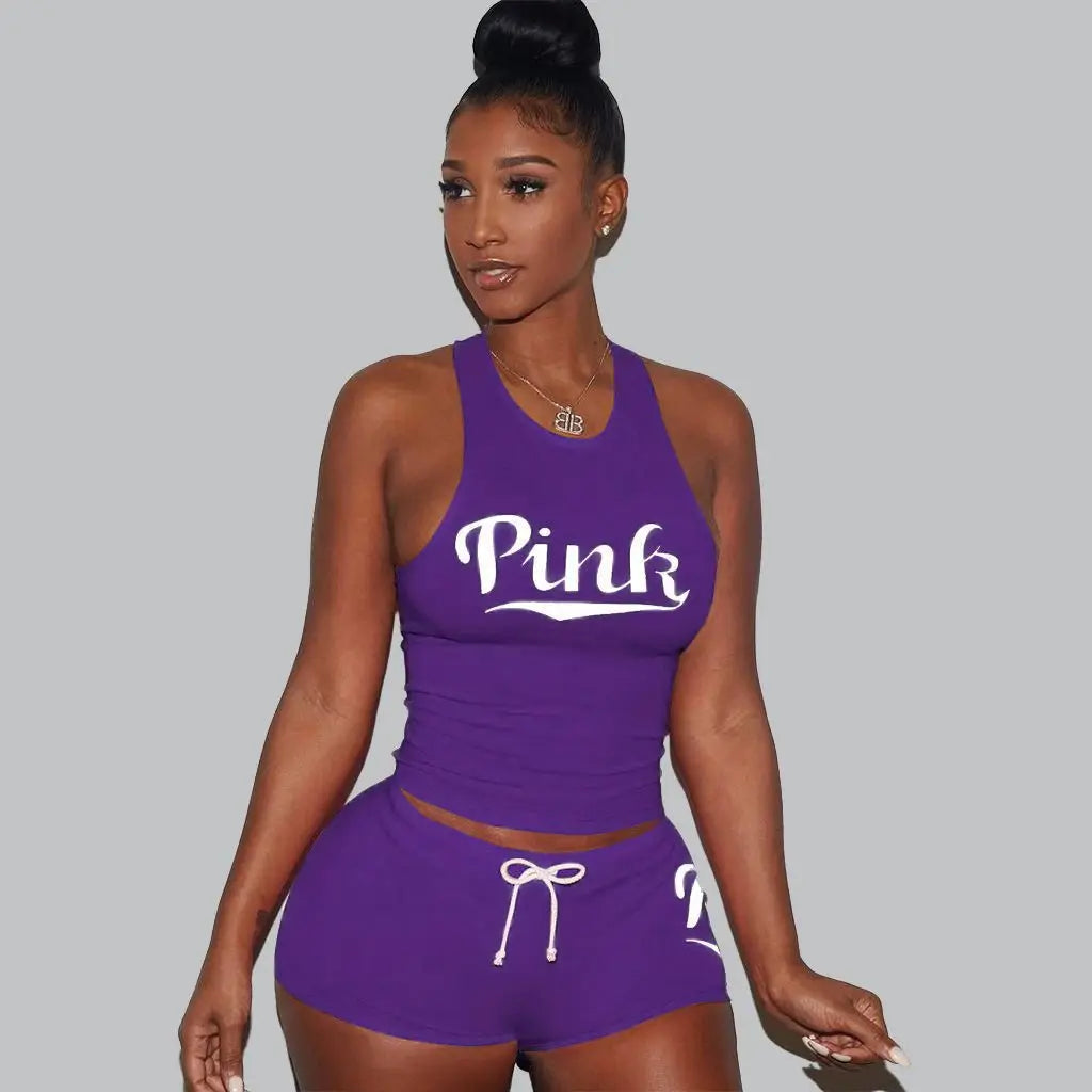 Two Piece PINK Fitness Collection