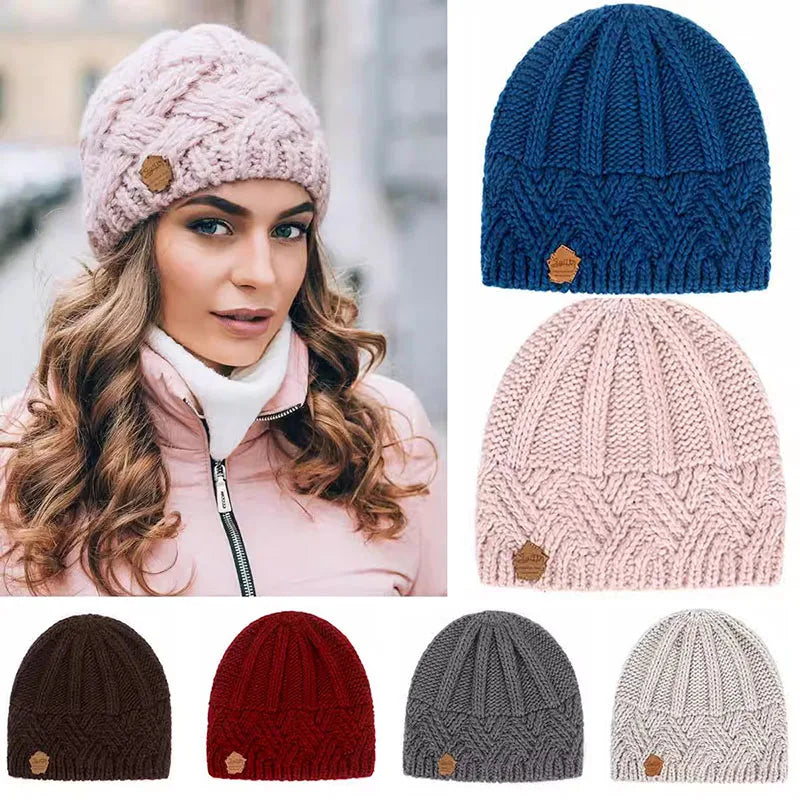 Elegant Winter Knit Hat Collection