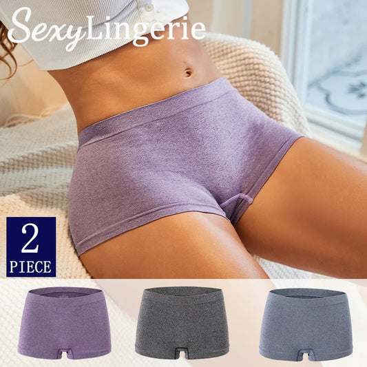 Two Piece Solid Color Boxer Briefs Collection