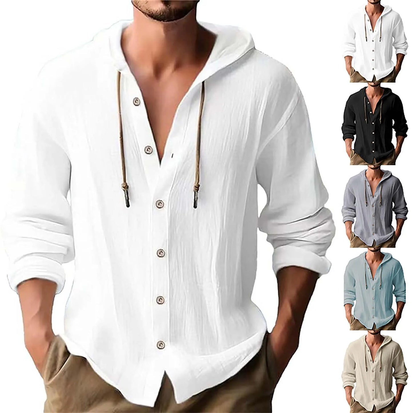 Men's Hooded Cardigan Collection