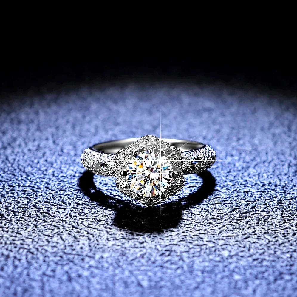 Women's Luxury 18K White Gold Eternal Ring Collection