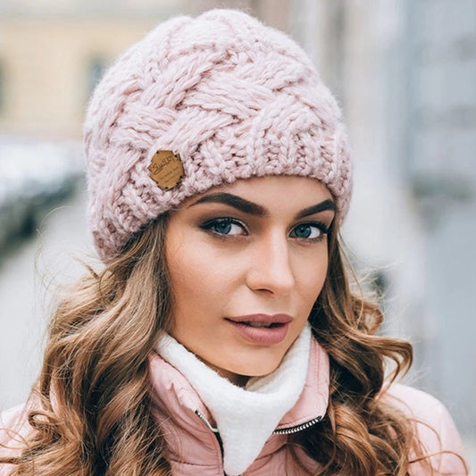 Stretchy Knit Beanies for Women