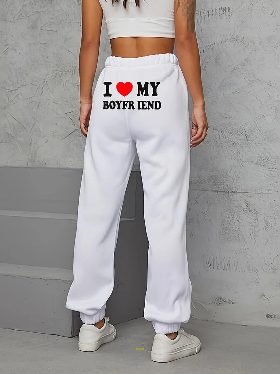 Women's I Love My Boyfriend Sweatpants Collection