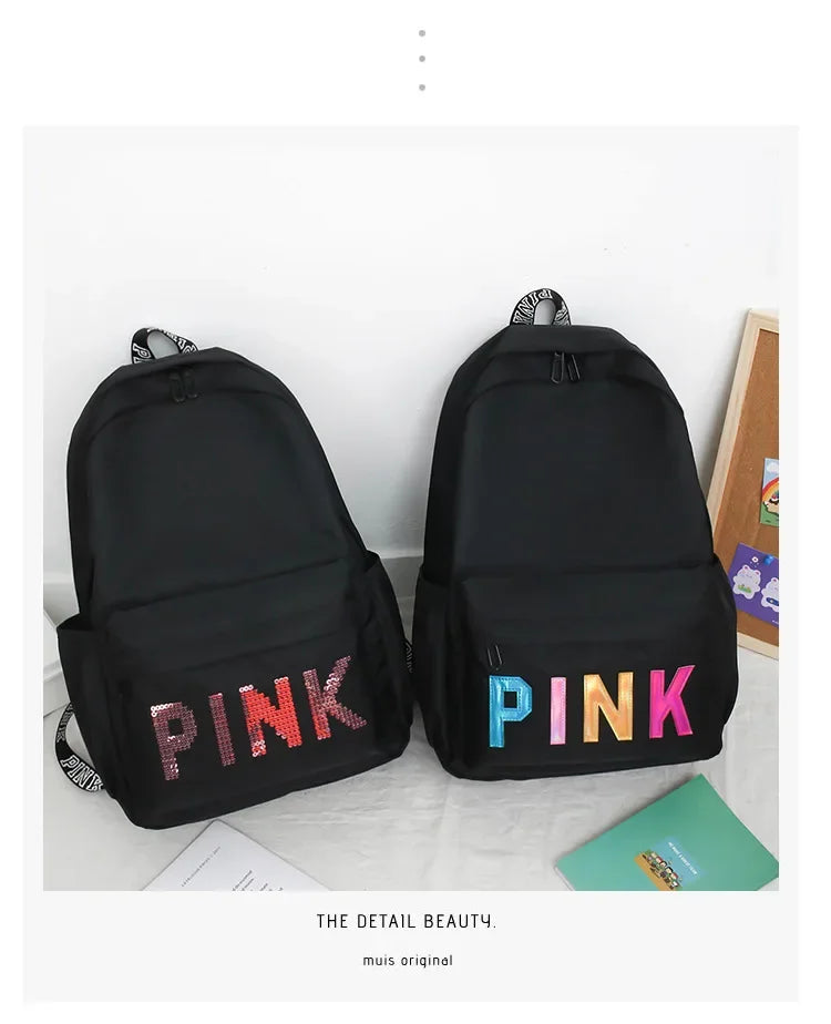 PINK Girls' School & Travel Backpack Collection