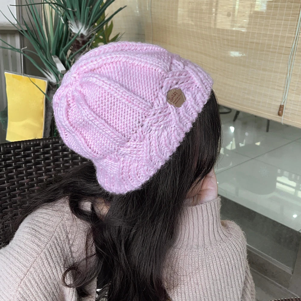 Elegant Winter Knit Hat Collection