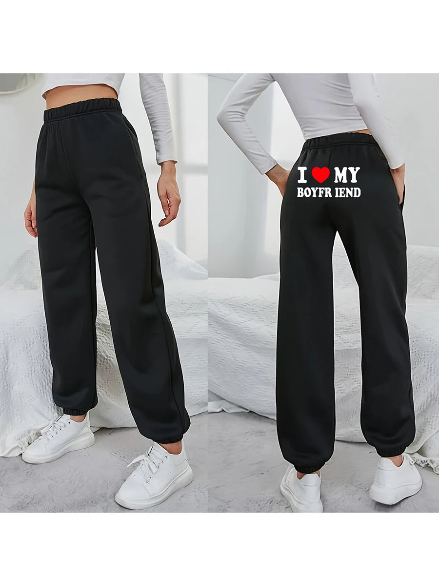 Women's I Love My Boyfriend Sweatpants Collection