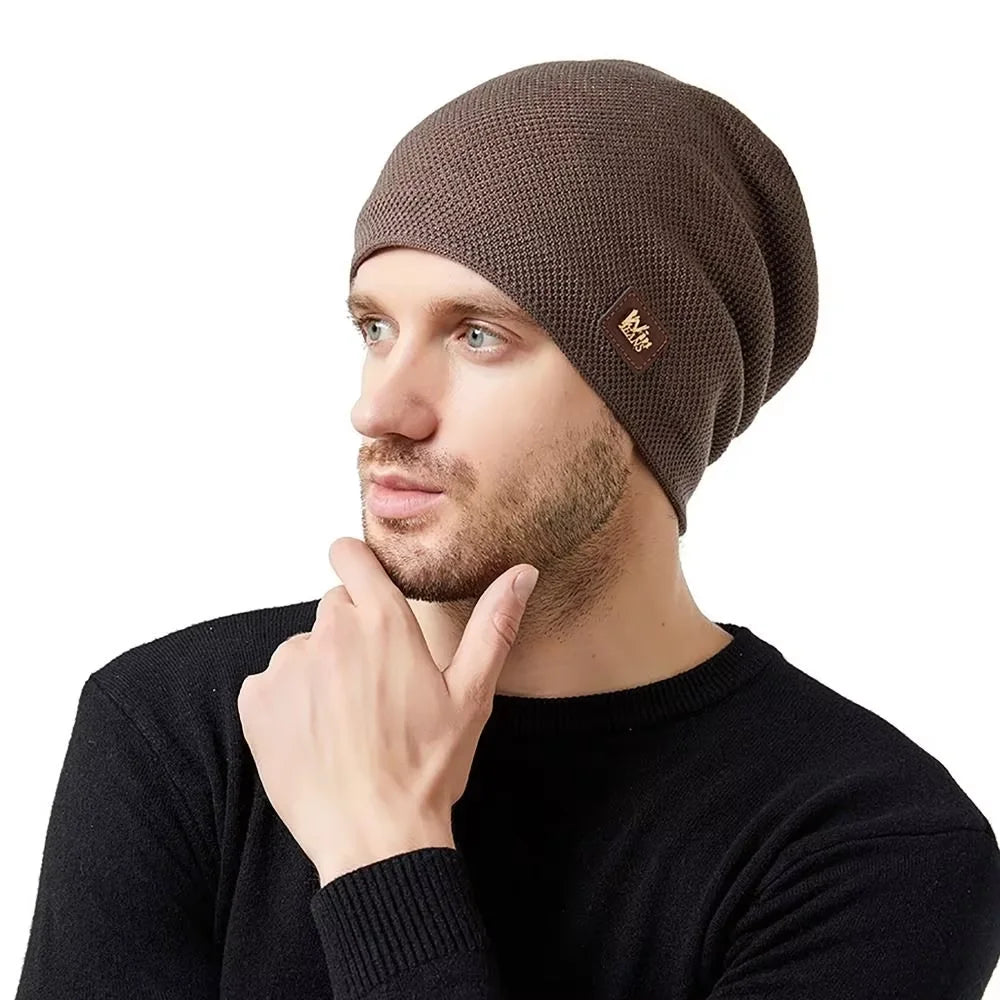 Men's Knitted Velvet Beanie Collection