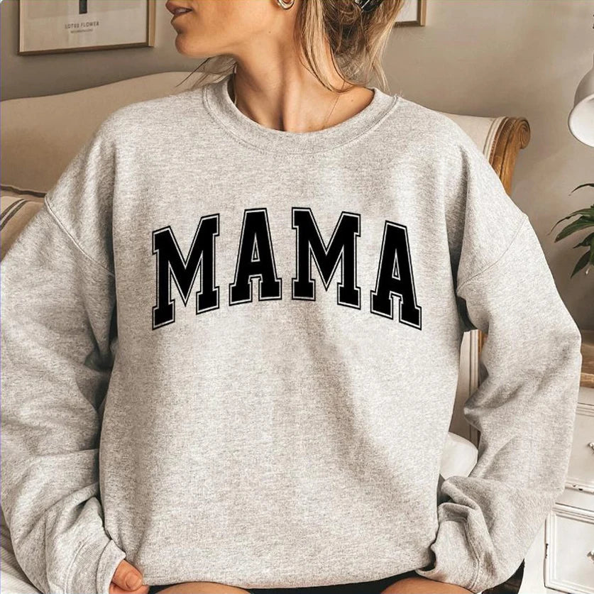 Mama Varsity Motherhood Sweatshirt Collection