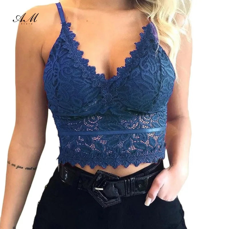 Exotic V-Neck Lace Top Collection