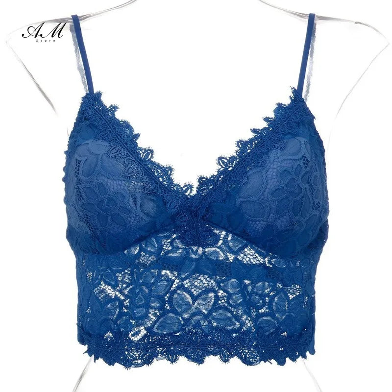 Exotic V-Neck Lace Top Collection