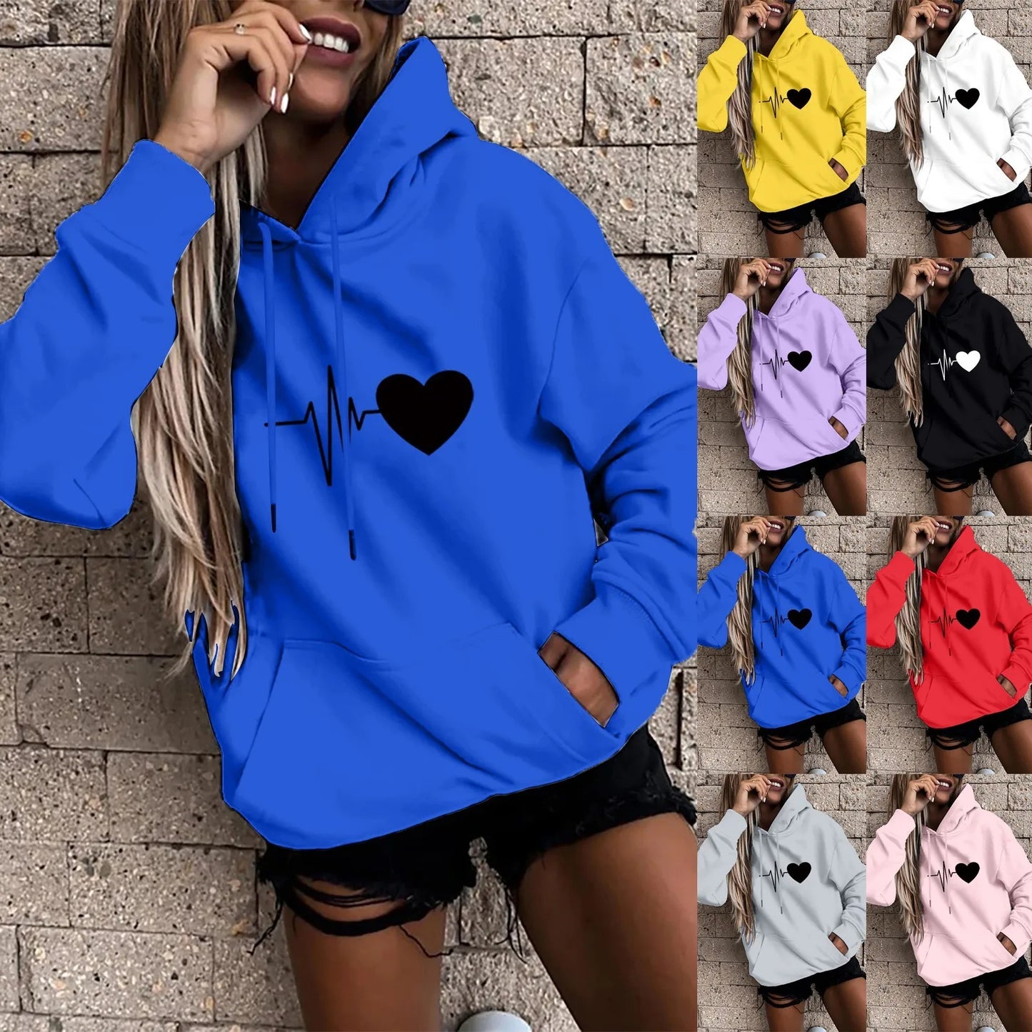 Women's Nurse Heartbeat Hoodie Collection