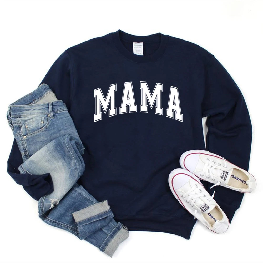 Mama Varsity Motherhood Sweatshirt Collection