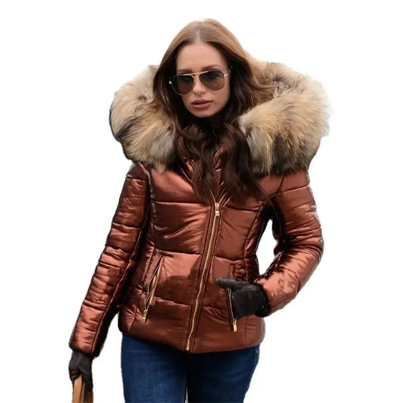 Women's Elegant Short Down Cotton Parka Collection