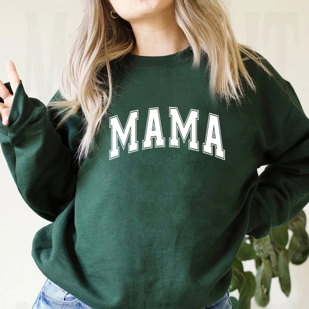 Mama Varsity Motherhood Sweatshirt Collection