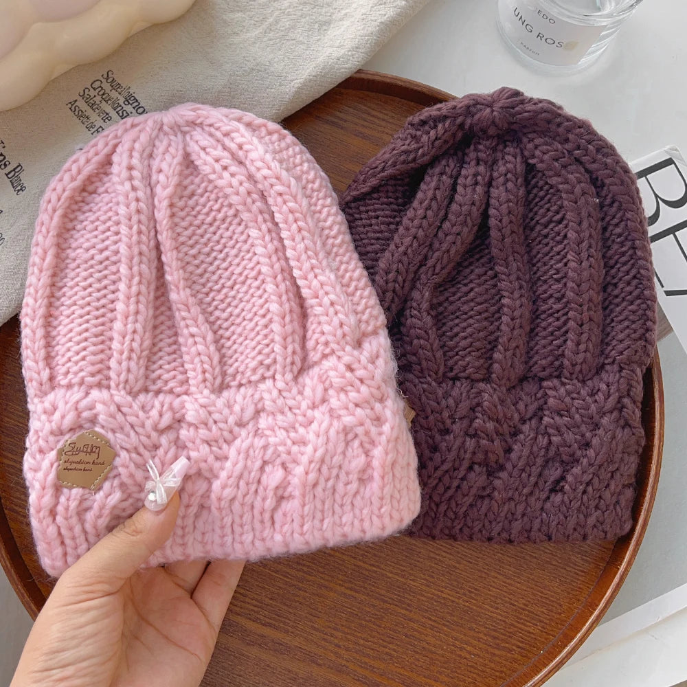 Elegant Winter Knit Hat Collection