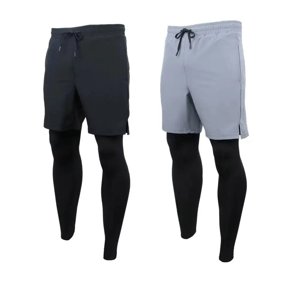 Men's 2-in-1 Fitness Compression Pants Collection