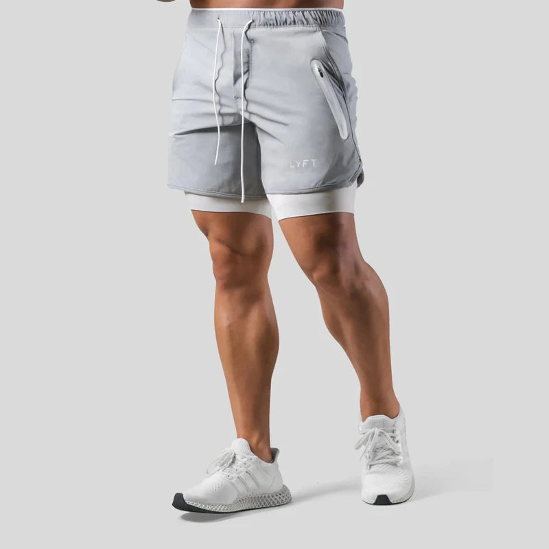 Men's LYFT 2-in-1 Fitness Compression Shorts Collection