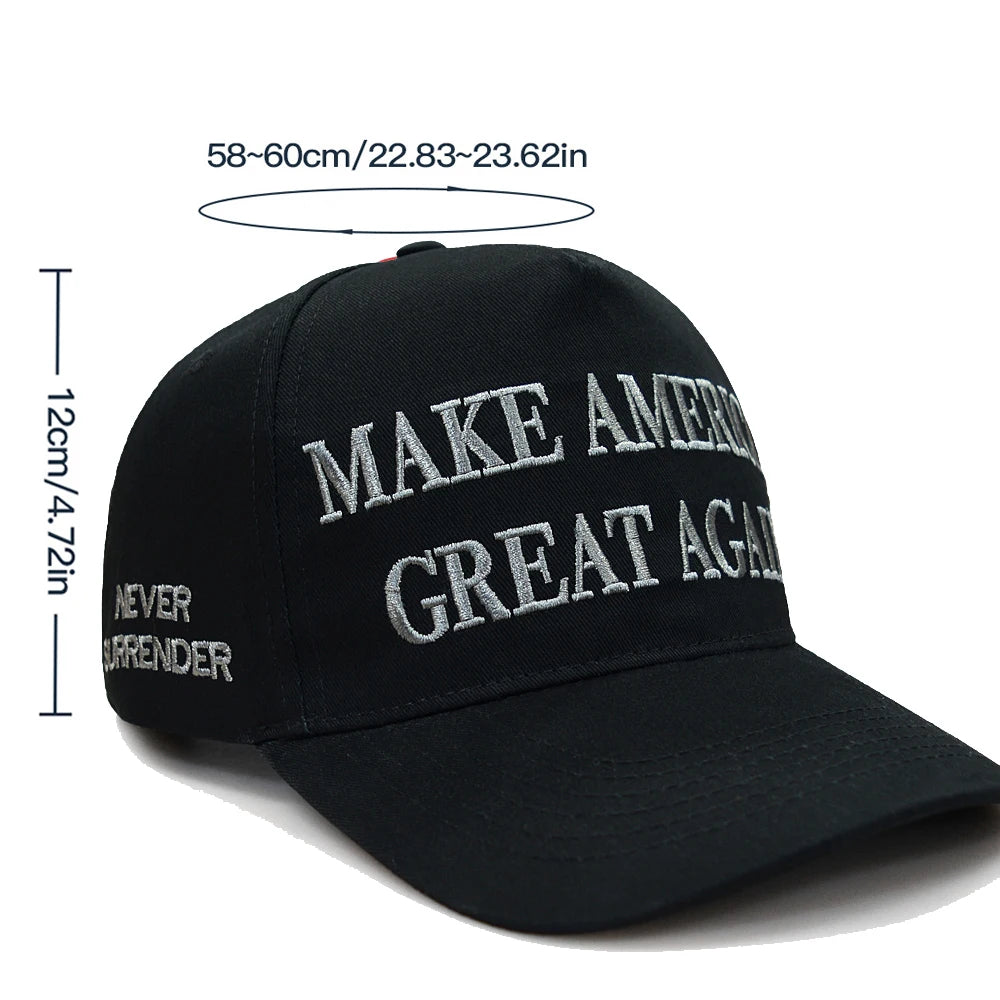 President Trump Dark MAGA Baseball Cap Collection