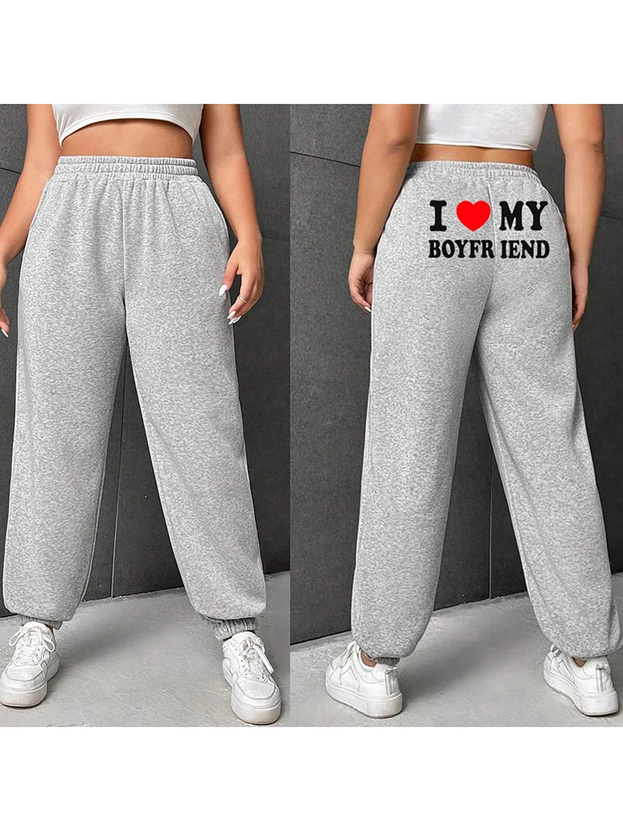 Women's I Love My Boyfriend Sweatpants Collection