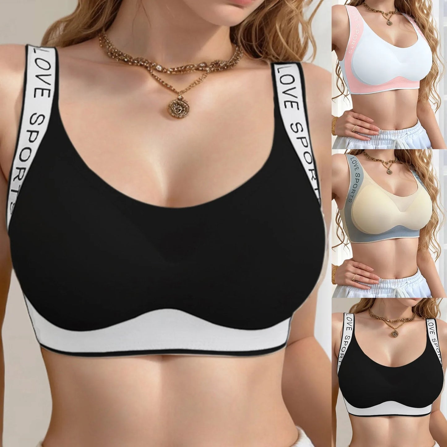 Women's Love Sports Fitness Top Collection