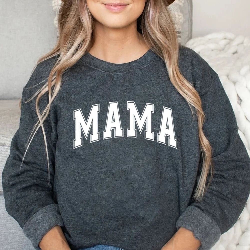 Mama Varsity Motherhood Sweatshirt Collection