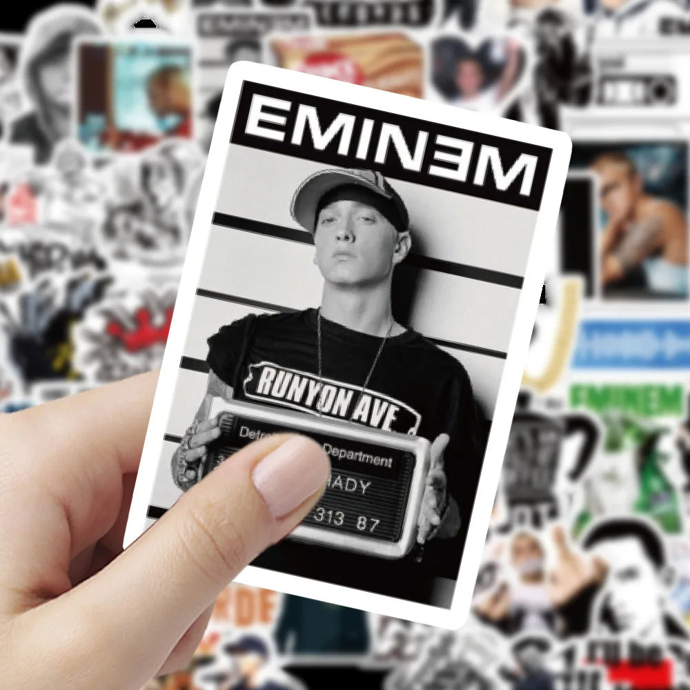 60 Pcs Eminem Stationary Stickers Collection