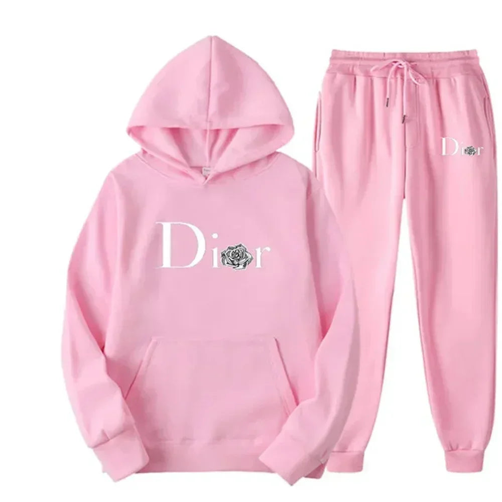 Women's DIOR Style Hoodie & Sweatpants Collection