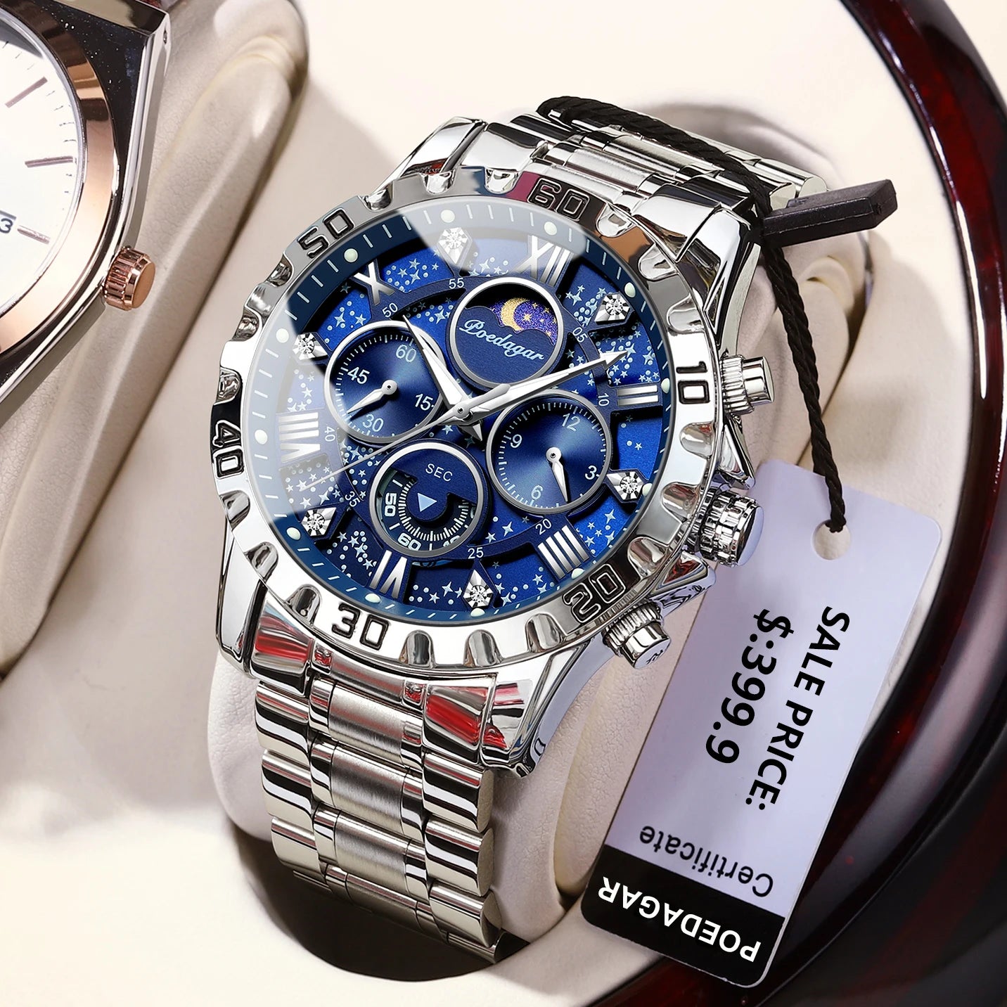 POEDAGAR Men's Luxury Wristwatch Collection