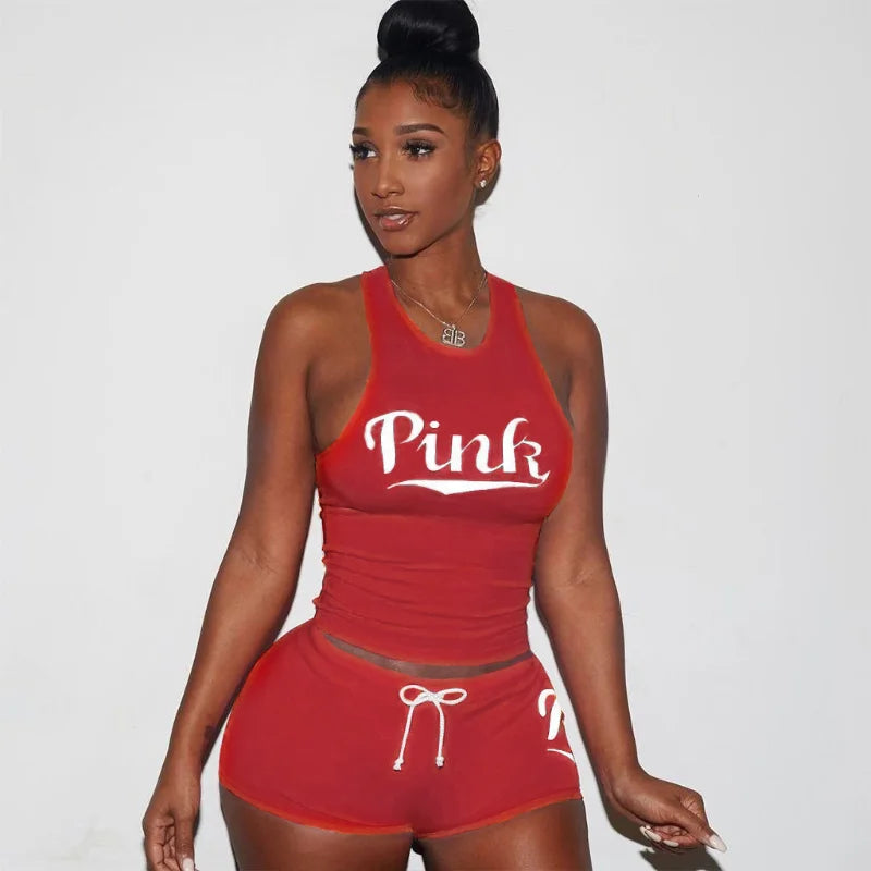 Two Piece PINK Fitness Collection