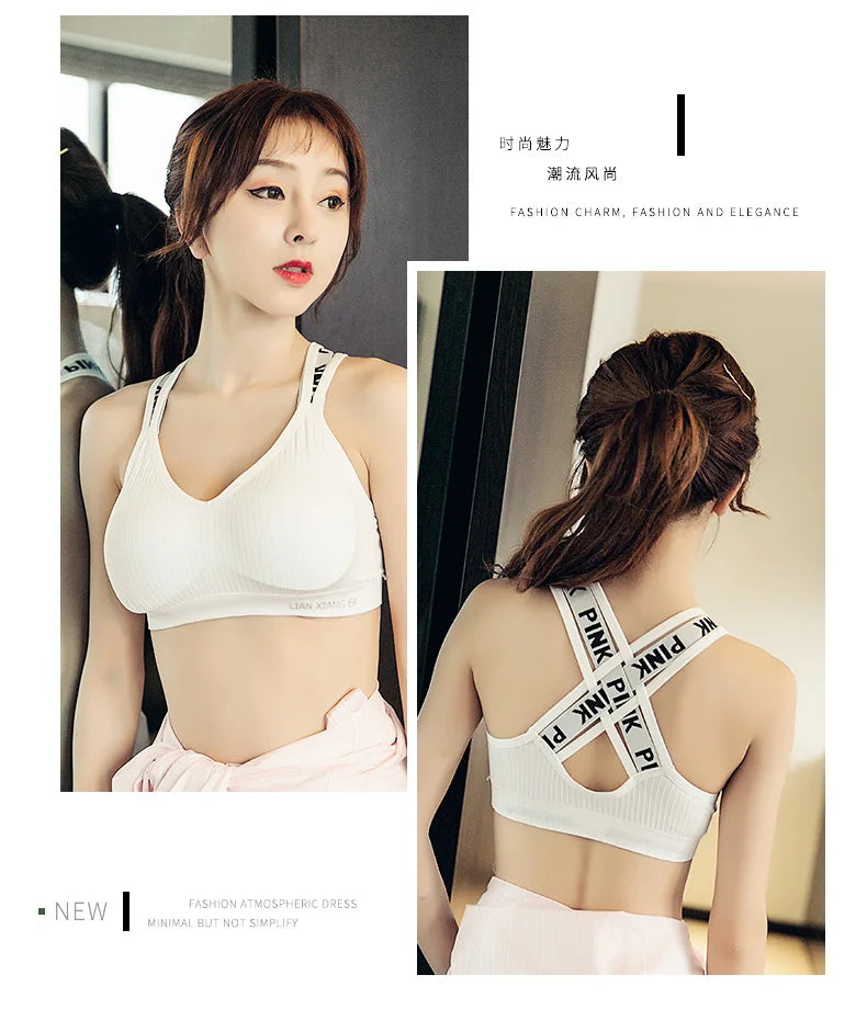 Elegant PINK Sports Bra Collection