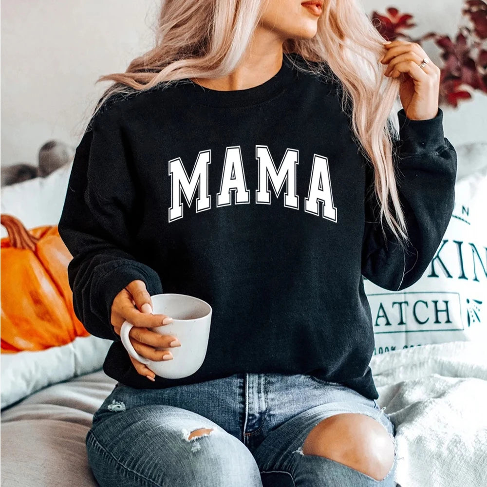 Mama Varsity Motherhood Sweatshirt Collection