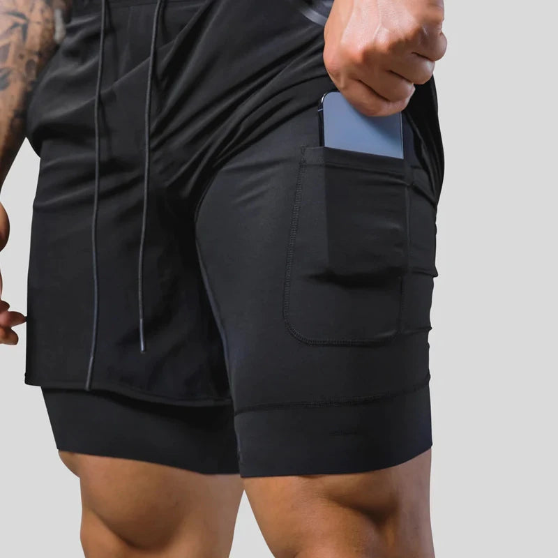 Men's LYFT 2-in-1 Fitness Compression Shorts Collection