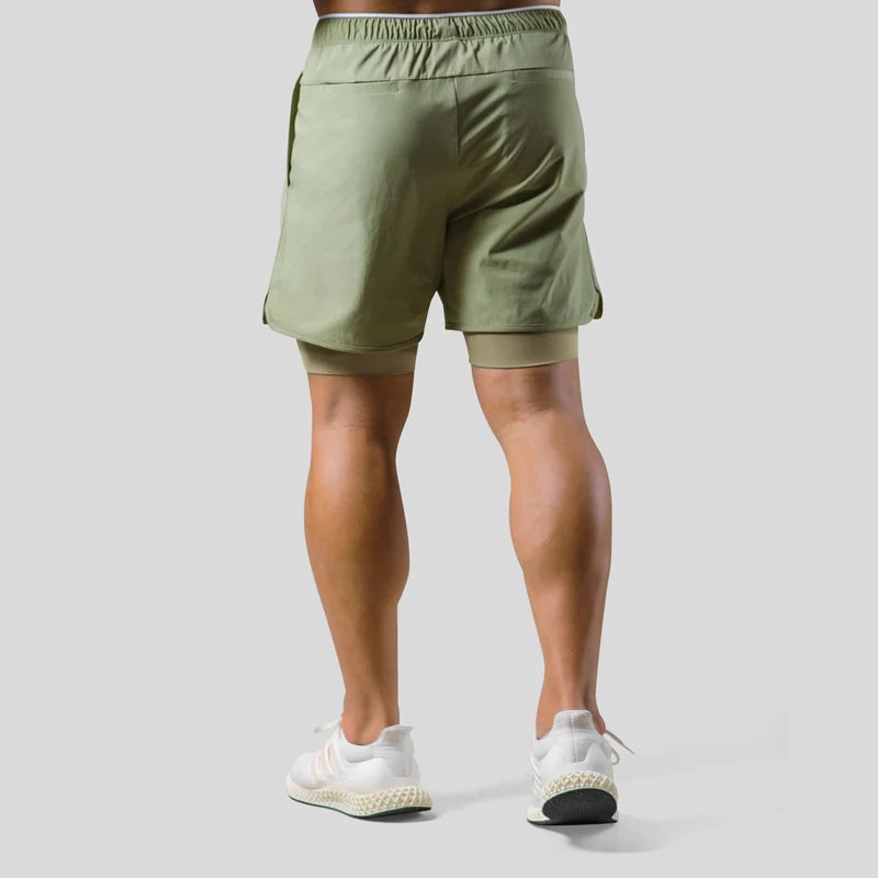 Men's LYFT 2-in-1 Fitness Compression Shorts Collection