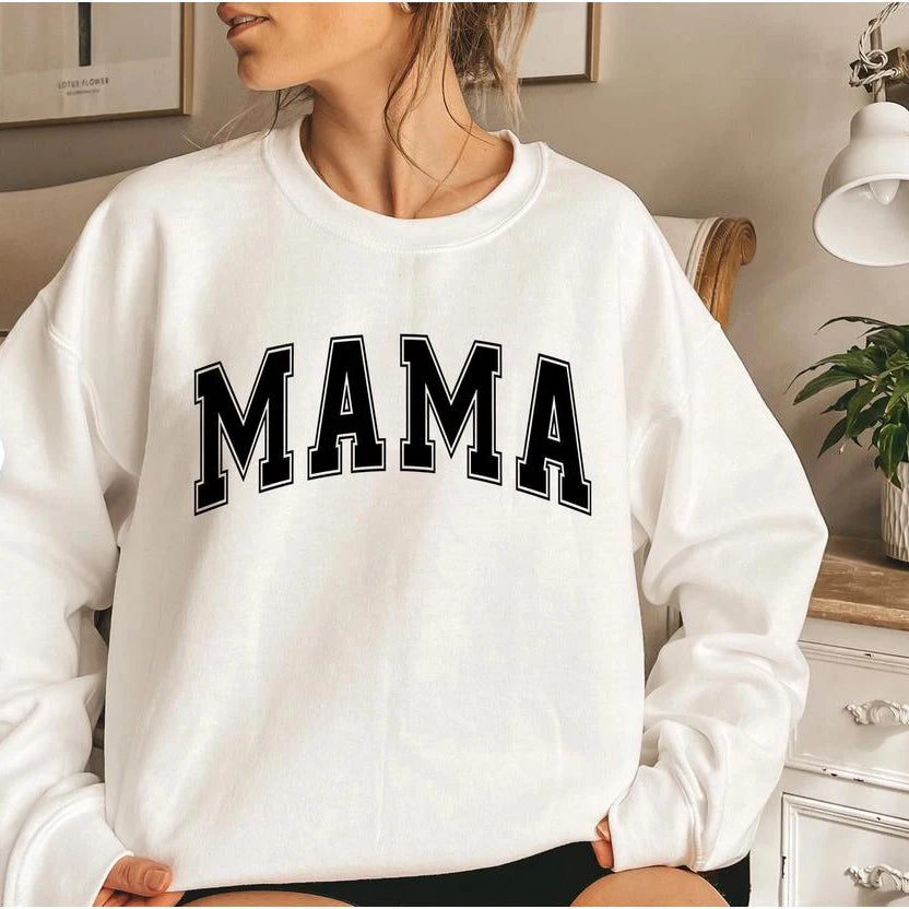 Mama Varsity Motherhood Sweatshirt Collection