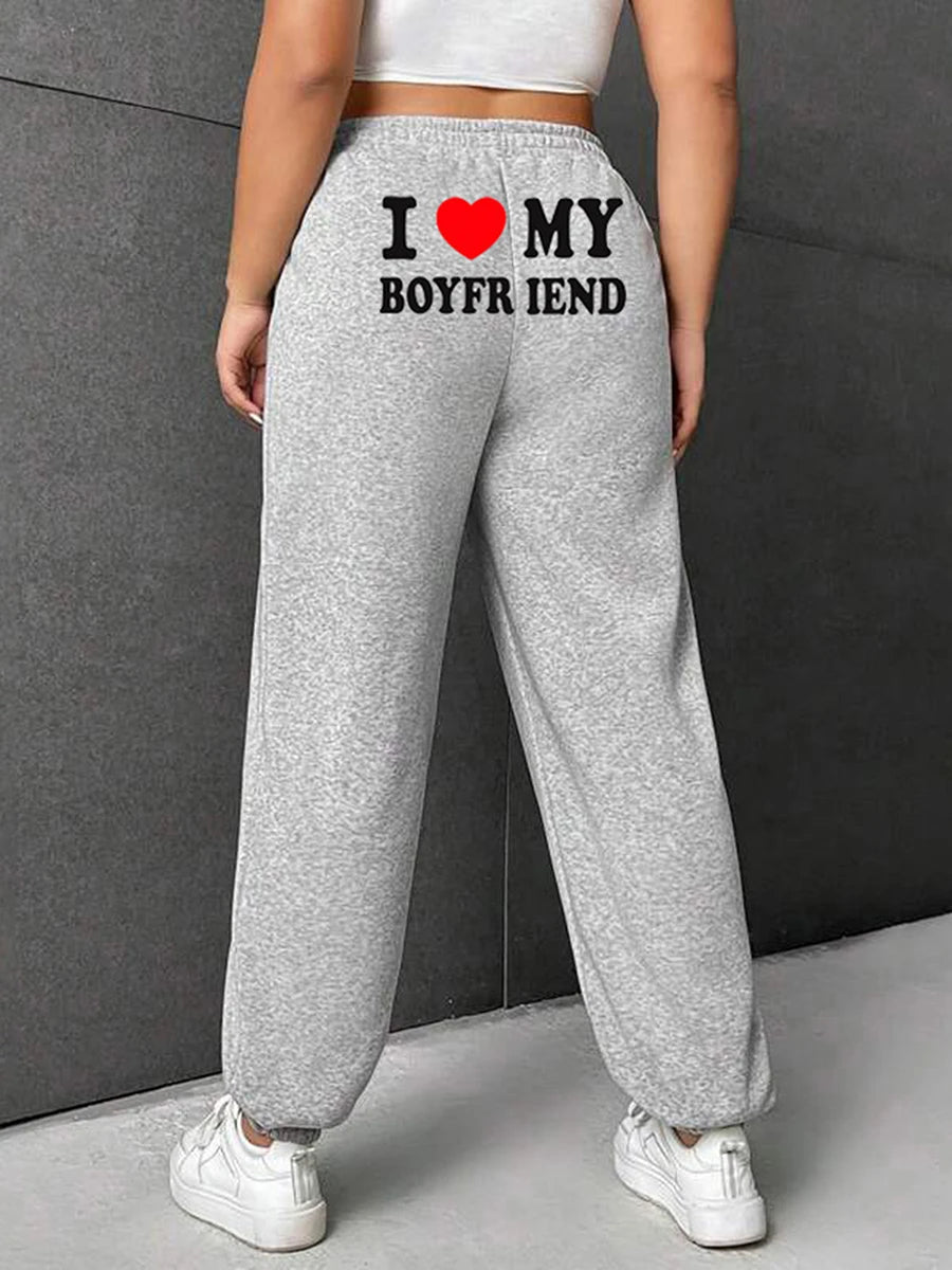 Women's I Love My Boyfriend Sweatpants Collection